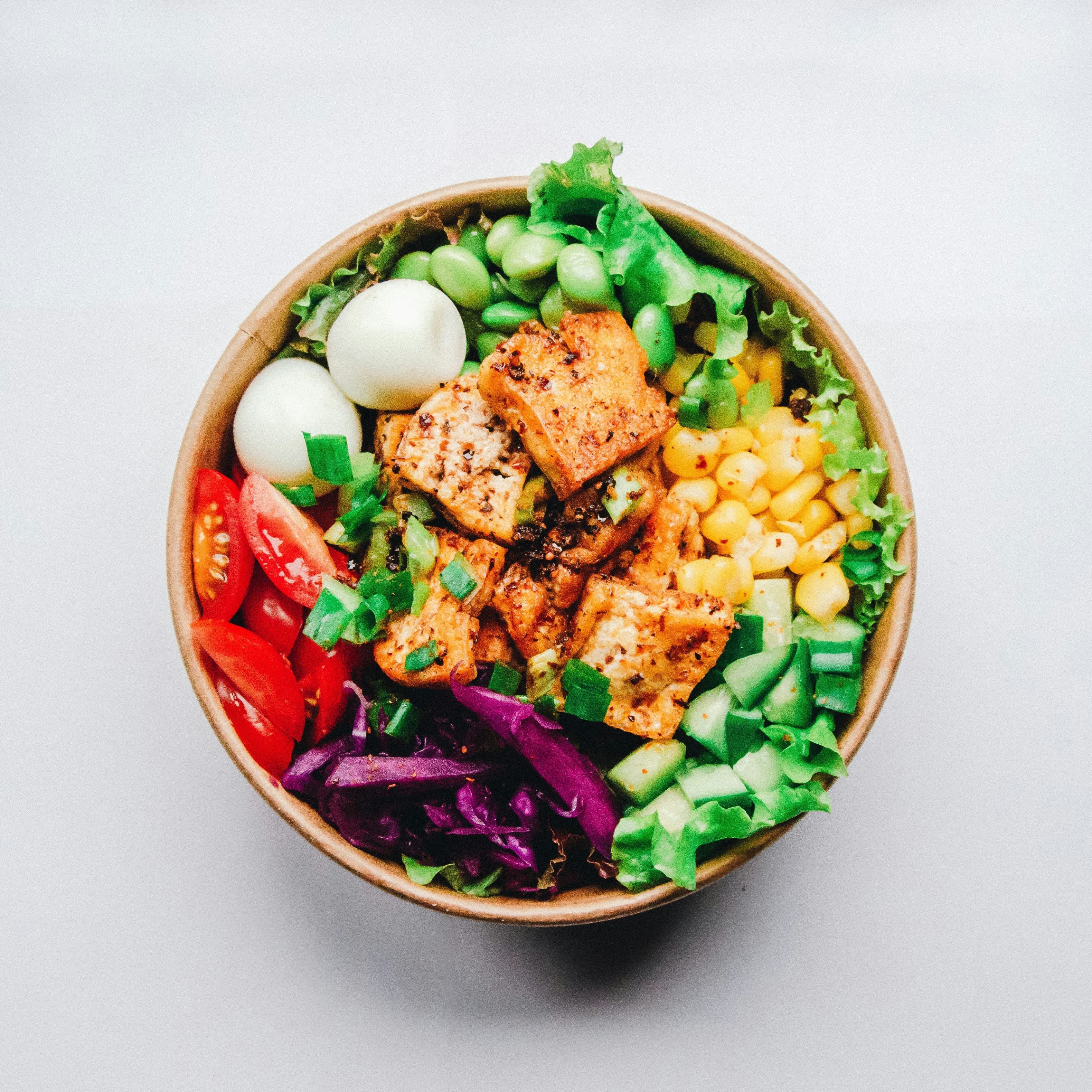 Colorful salad bowl